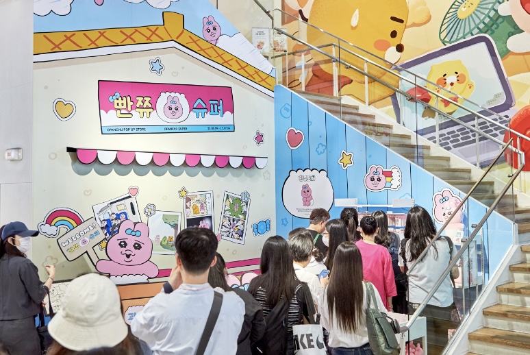 大人気キャラ「おぱんちゅうさぎ」がついに韓国進出！カカオフレンズ弘大ストアで初のポップアップを開催中
