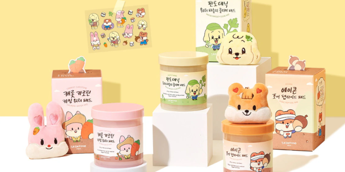 【Qoo10メガ割】韓国コスメSKINFOODとキュートなキャラMuffin and Nutsがコラボ商品を発売！