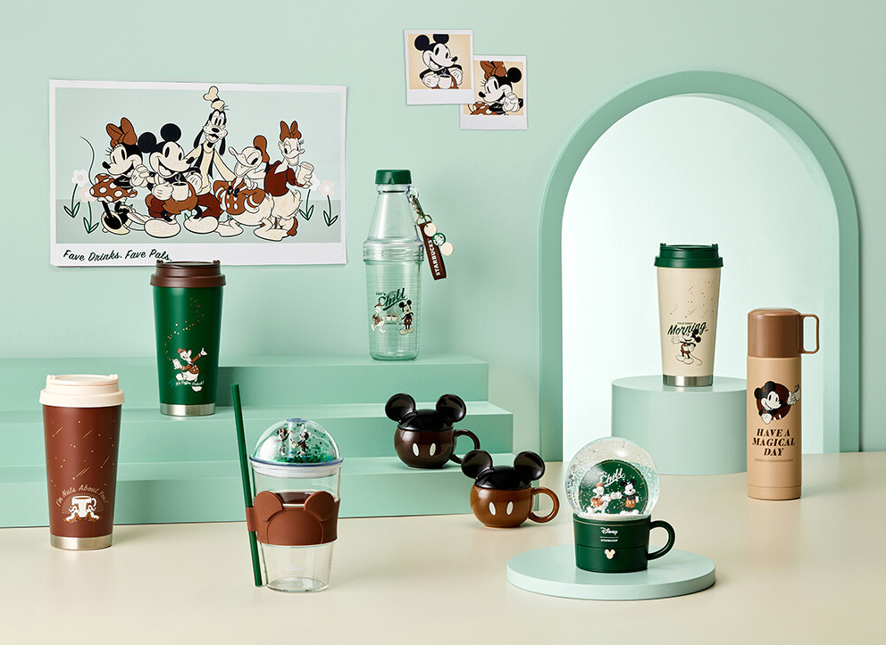 Starbucks 韓国 ディズニー コラボ ミッキー - 弁当用品