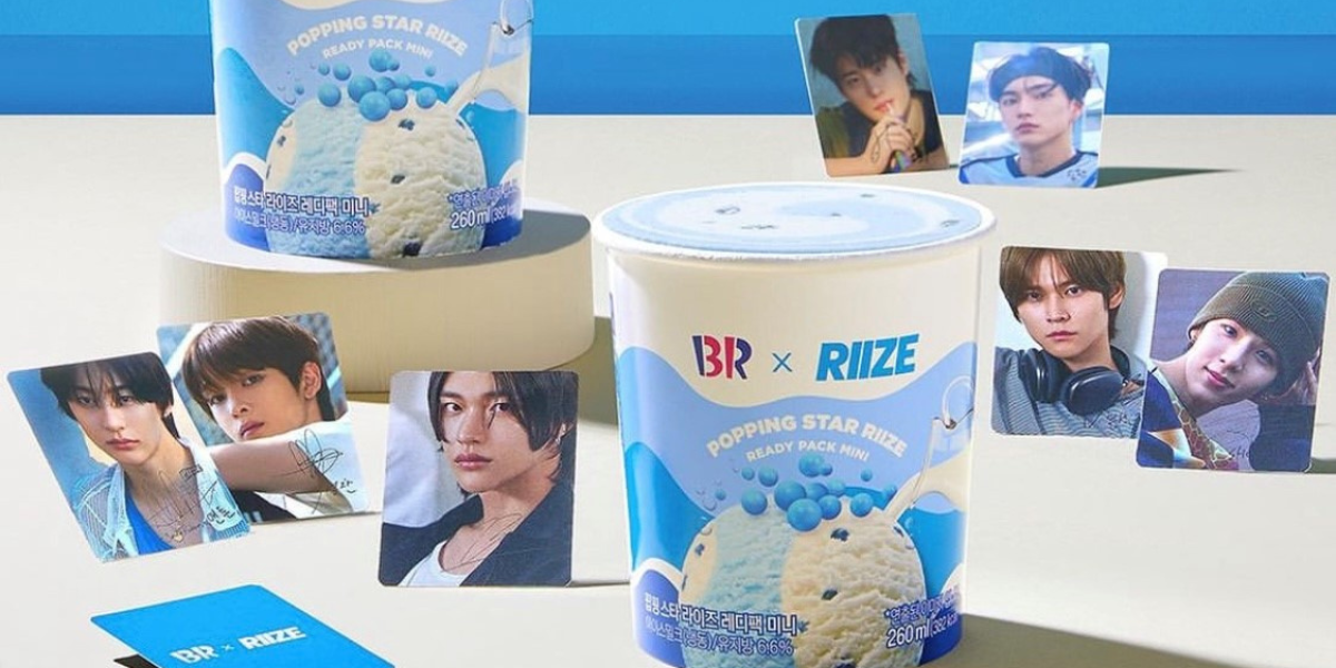 SM新人ボーイズグループ“RIIZE”が韓国サーティワンアイスクリームとコラボ！購入特典で激レアフォトカードをGET！