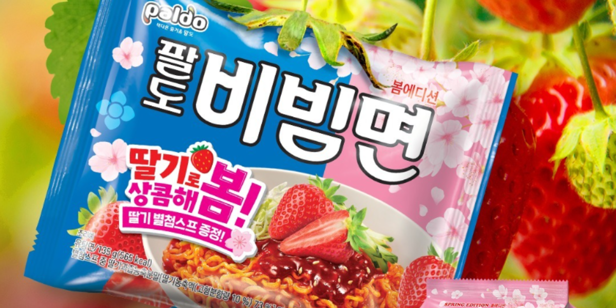 【いちご味のビビン麺！？】エイプリルフールのジョークが現実に…春の韓国限定食品に注目