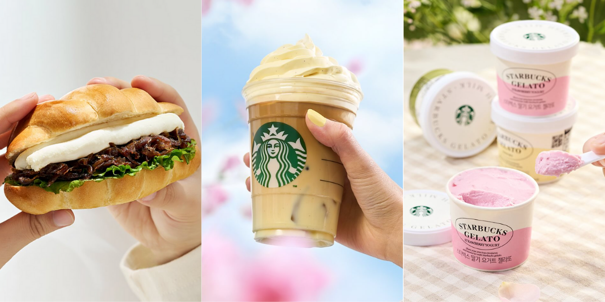 【韓国スタバ3月の新商品】シュークリームやピスタチオの斬新なラテが登場