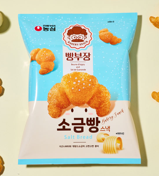 韓国で一世風靡したお菓子「パン部長の塩パンスナック」から新フレーバーが発売！ 韓国お菓子