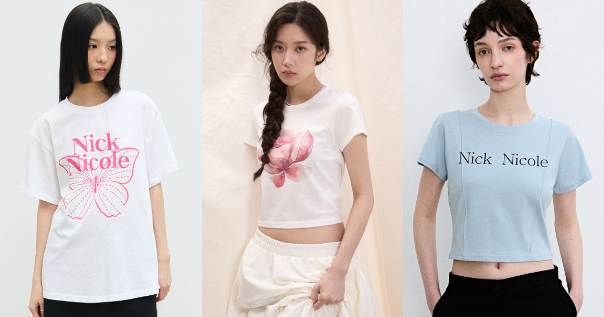 【周りと差のつくシンプル×こなれデザイン】韓国ブランド「NICK&NICOLE」のTシャツおすすめトップス5選