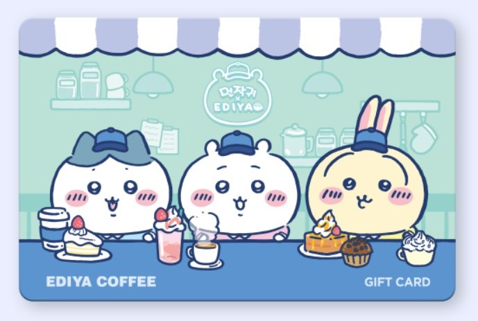 【ちいかわ】韓国「EDIYA COFFEE」が、ちいかわコラボドリンクや限定グッズを発売♡ EDIYA COFFEE