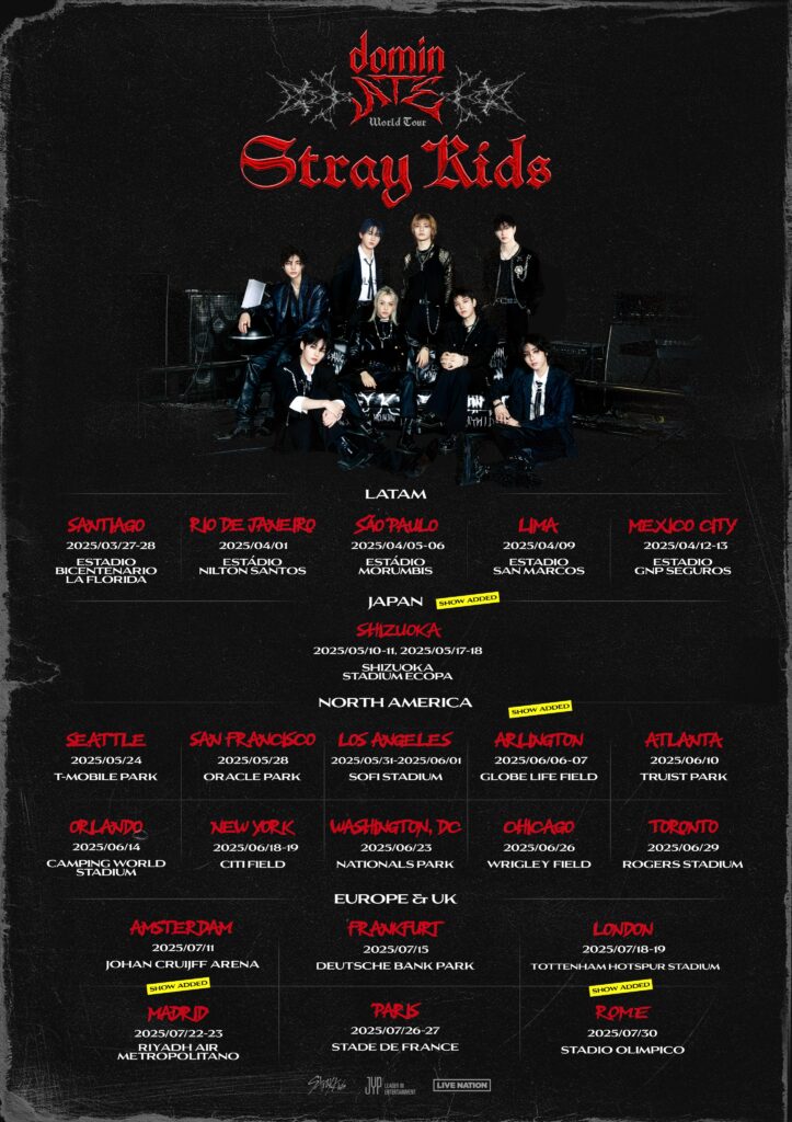 【異例の4days】Stray Kidsが日本で初となるスタジアム公演を発表！会場へのアクセスは？ Stray Kids
